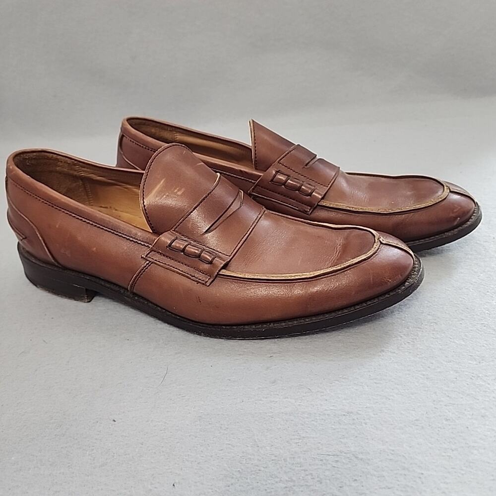 Trickers Tan Mens Penny Loafers Shoes UK 12-5 US 13‎ EU 47 Split Toe England
